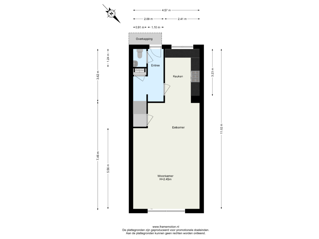 Bekijk plattegrond van Begane Grond van Johanna van Duynstraat 8