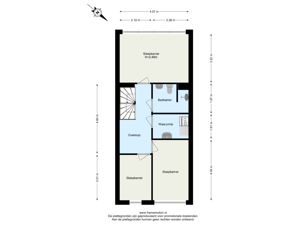 Bekijk plattegrond van Verdieping 1 van Johanna van Duynstraat 8