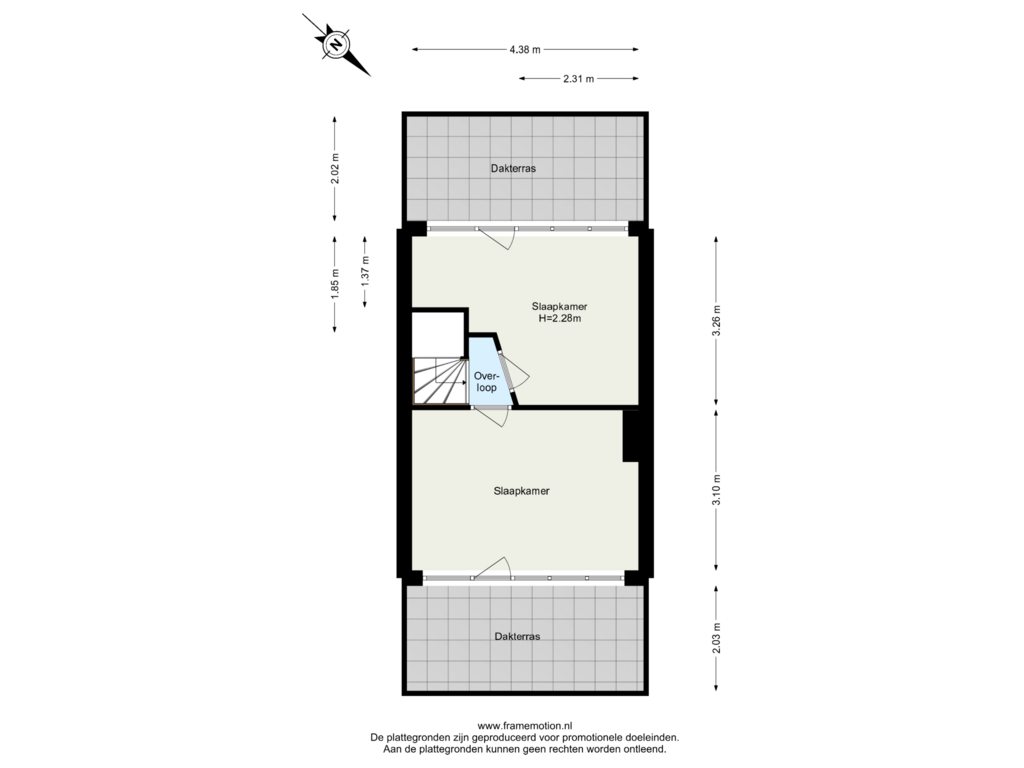 Bekijk plattegrond van Verdieping 2 van Johanna van Duynstraat 8