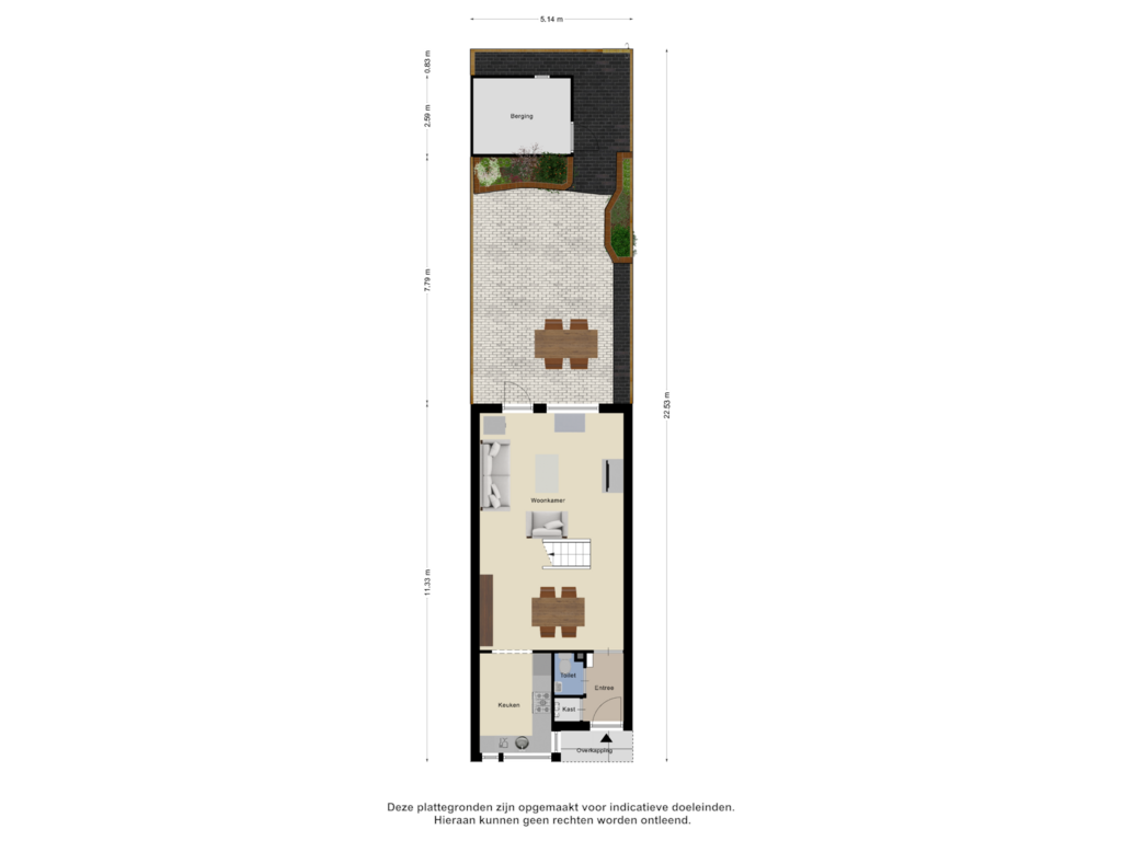 Bekijk plattegrond van Begane Grond  Tuin van Margaret Mitchellstraat 16