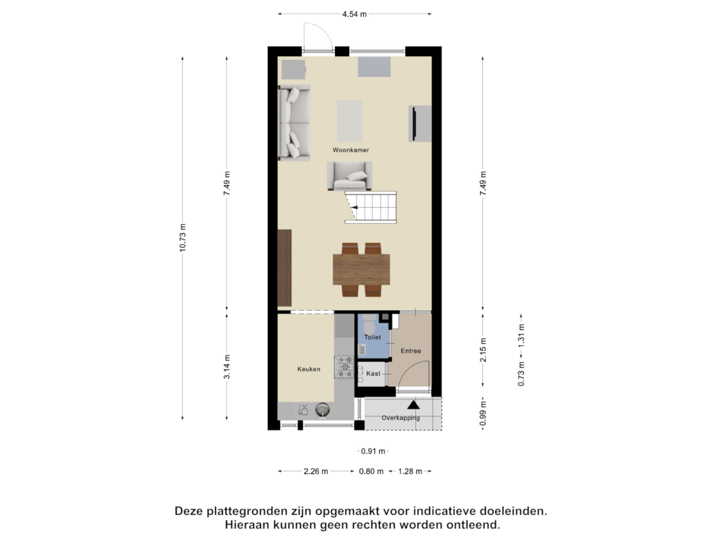 Bekijk plattegrond van Begane Grond van Margaret Mitchellstraat 16