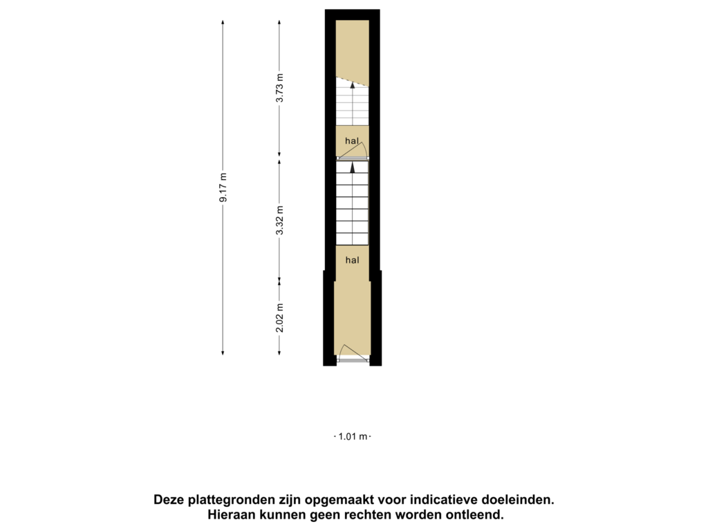 Bekijk plattegrond van Begane grond van Mathenesserlaan 415-A