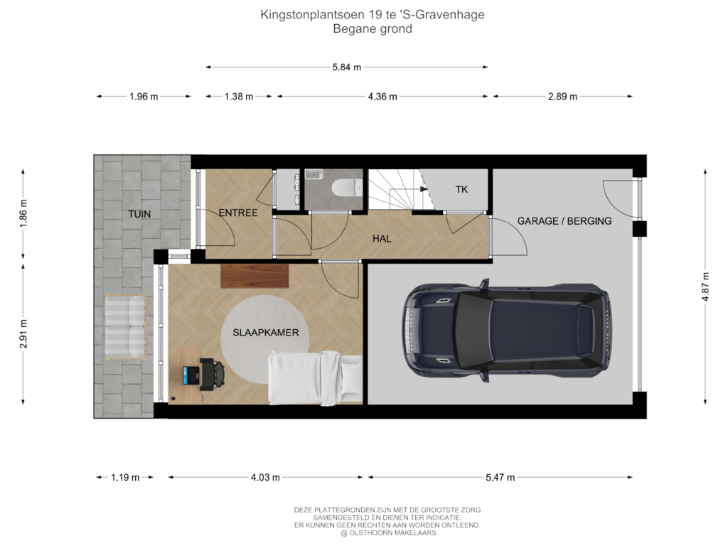 Bekijk plattegrond van Begane grond van Kingstonplantsoen 19