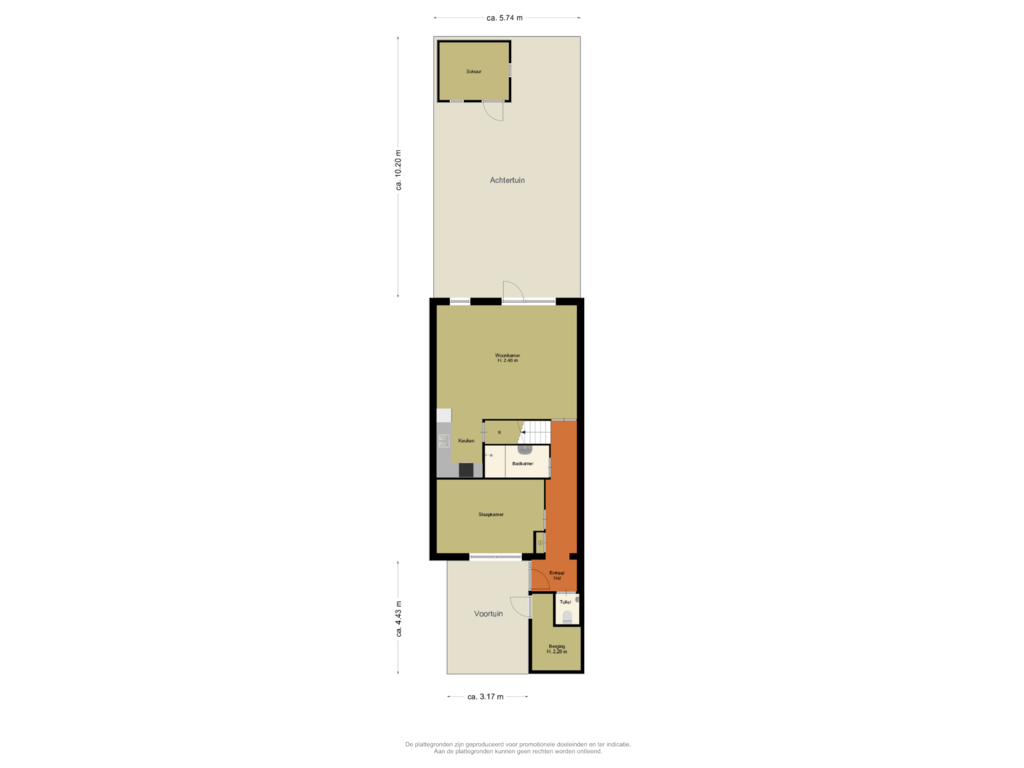 Bekijk plattegrond van Perceel van De Grutto 56