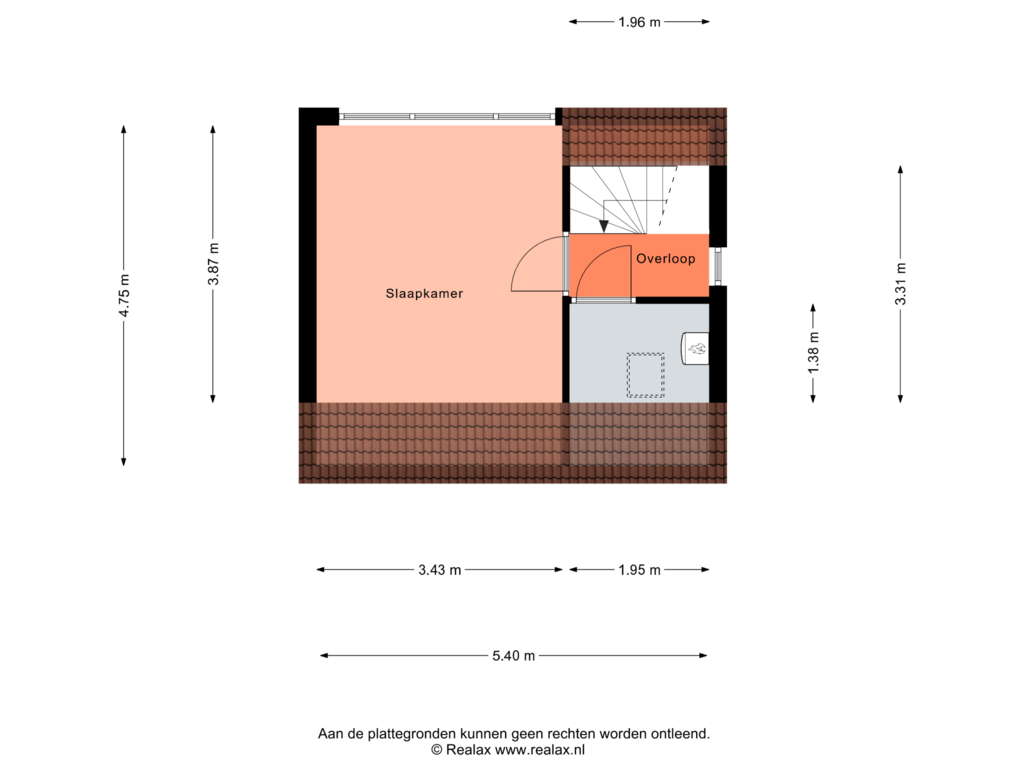 Bekijk plattegrond van Verdieping 2 van Schering 75