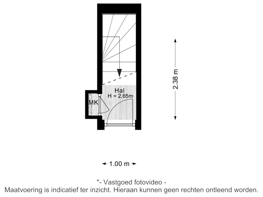 View floorplan of Begane grond of Panhuis 5-A