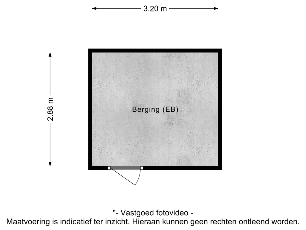 View floorplan of Berging of Panhuis 5-A