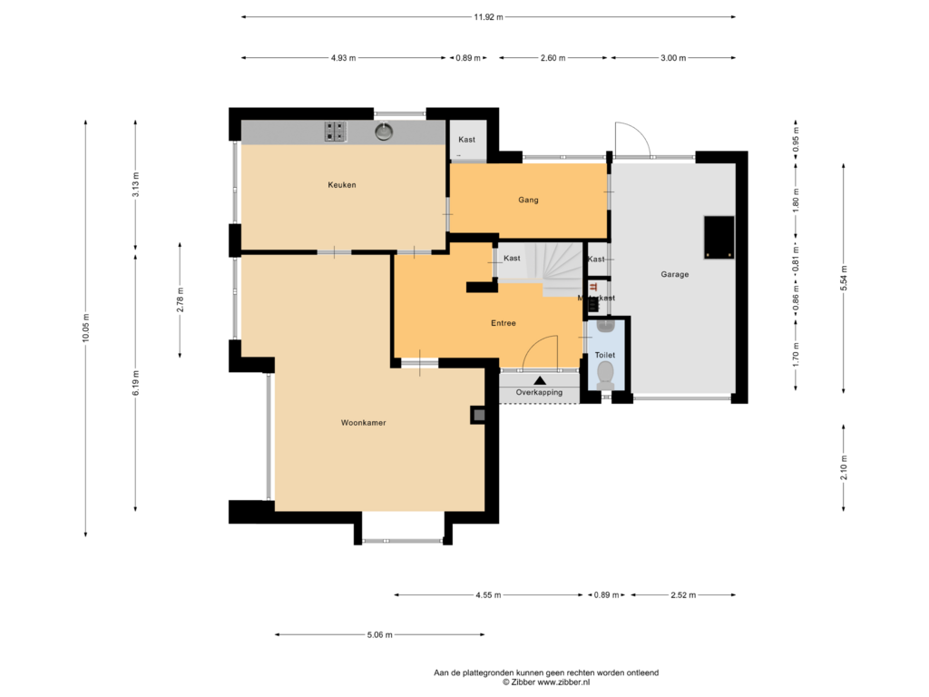 Bekijk plattegrond van Begane Grond van Esdoornstraat 1