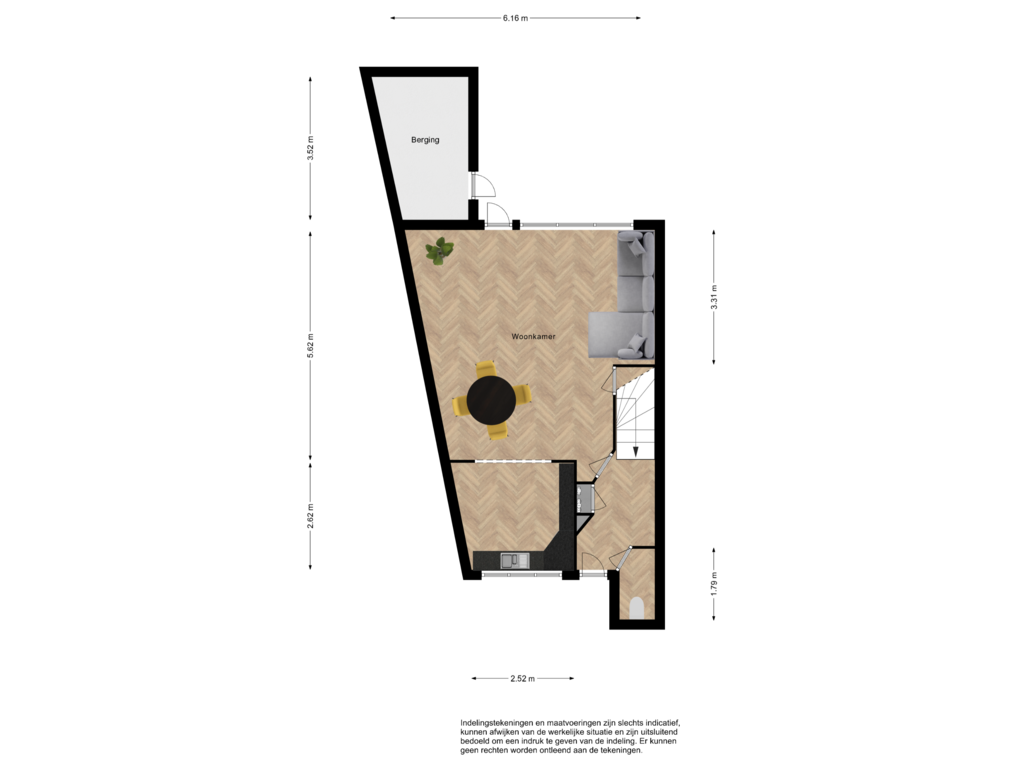 Bekijk plattegrond van First floor van Ganzenhoek 34