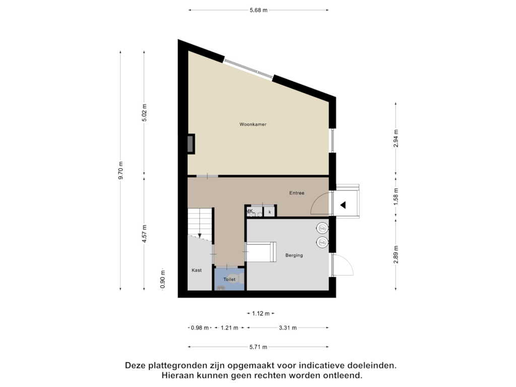 View floorplan of Begane Grond of Grashoen 38