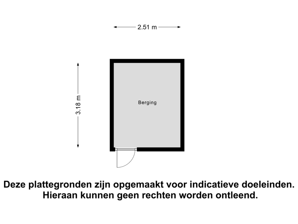 Bekijk plattegrond van Berging van Kersengaarde 62