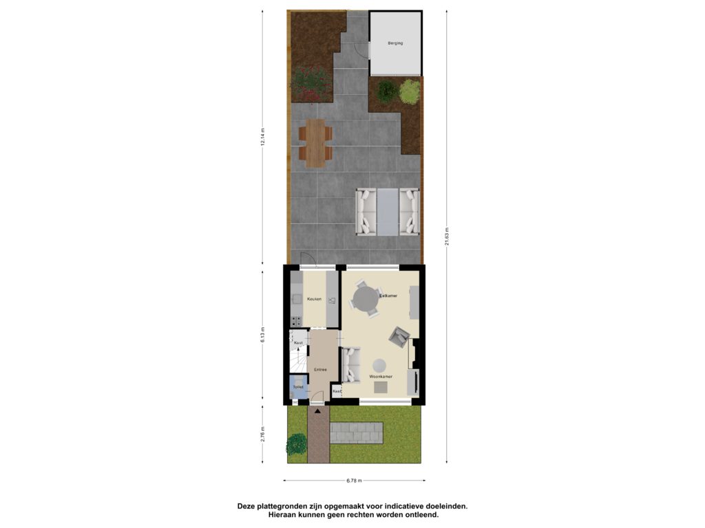 Bekijk plattegrond van Begane Grond Tuin van Markenburglaan 4