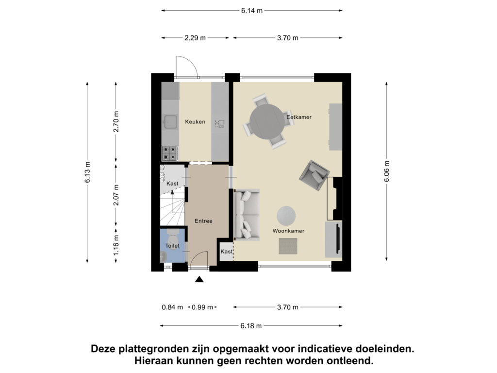 Bekijk plattegrond van Begane Grond van Markenburglaan 4