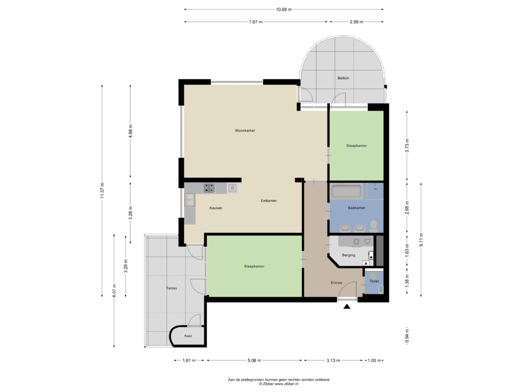 Bekijk plattegrond van Appartement van de Anjen 47