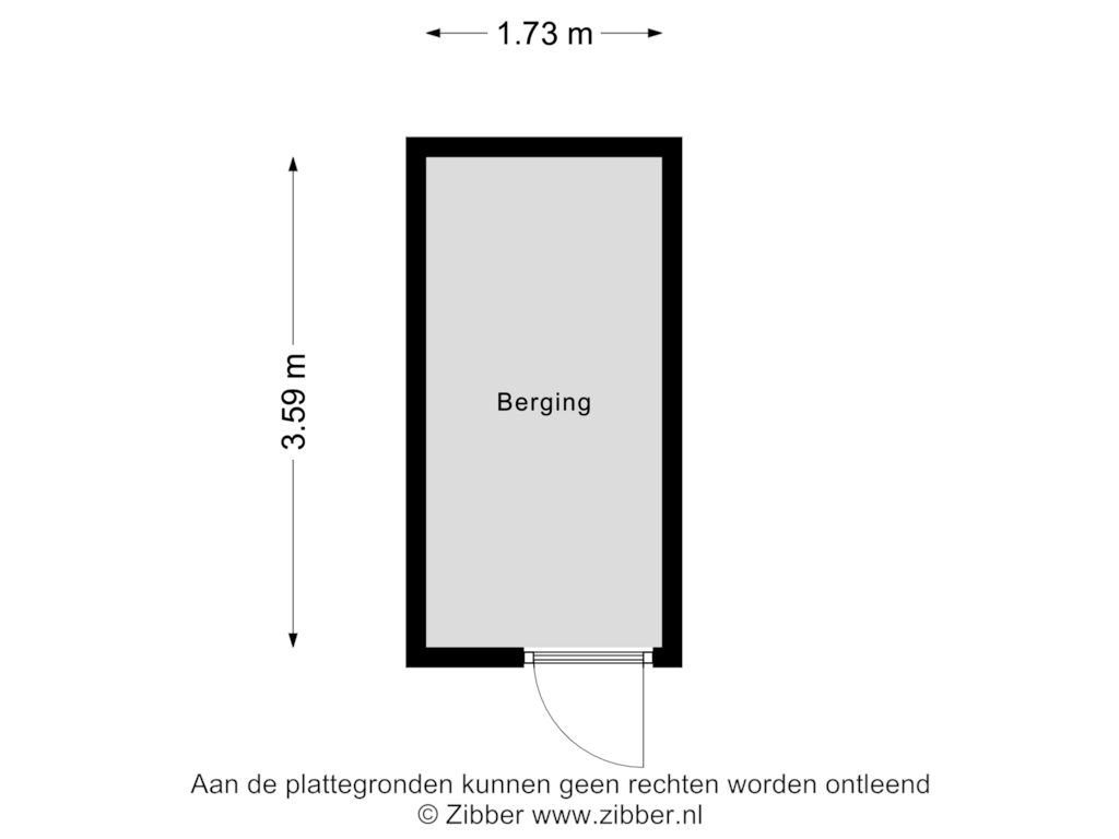 Bekijk plattegrond van Berging van de Anjen 47