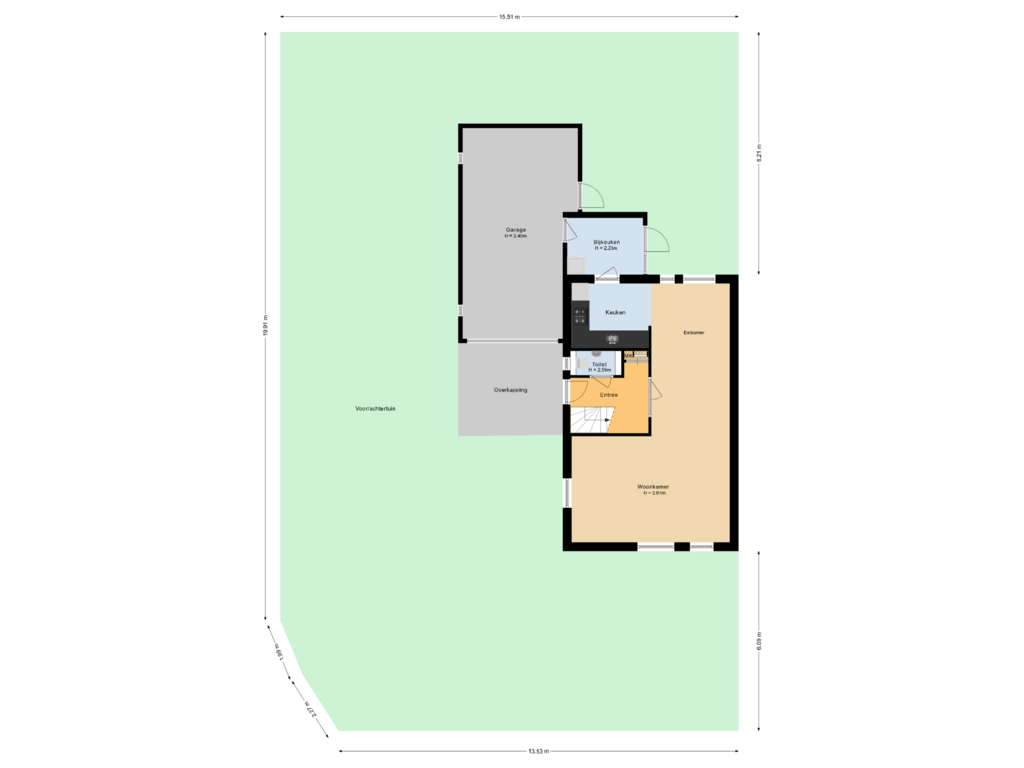 View floorplan of Situatie of Meseame 19