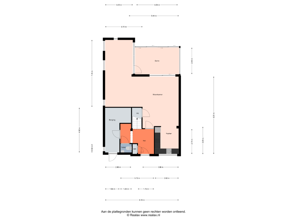 View floorplan of Begane grond of Maartje Offers erf 36