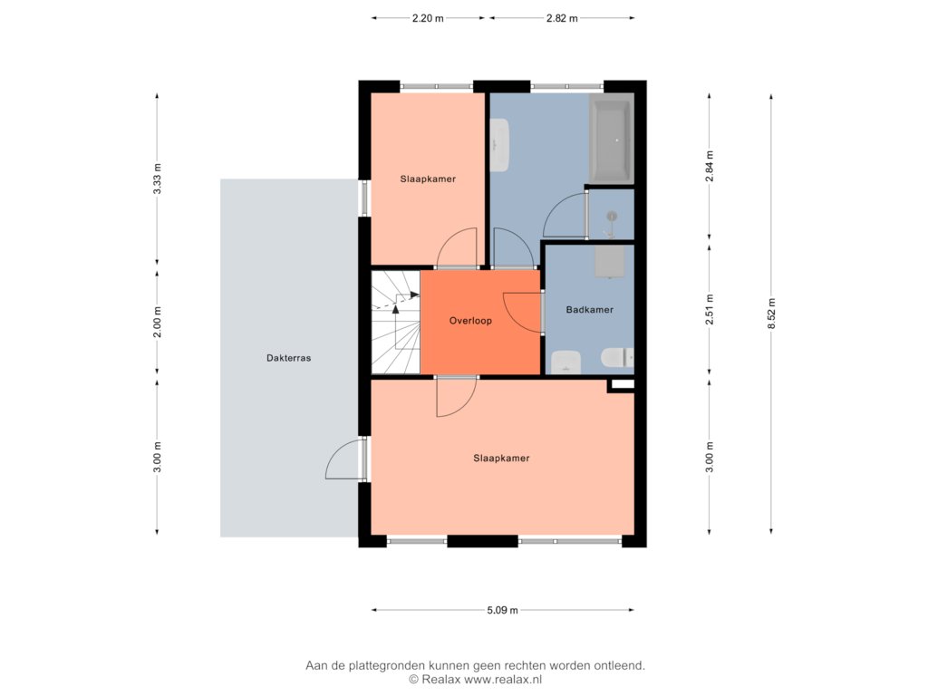 View floorplan of Verdieping 1 of Maartje Offers erf 36