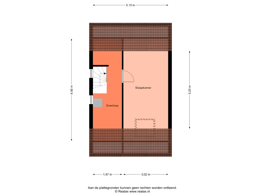 View floorplan of Verdieping 2 of Maartje Offers erf 36