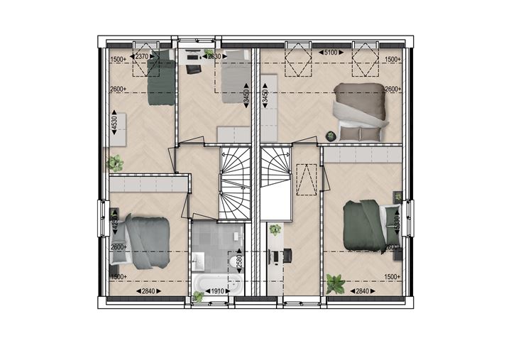 Bekijk foto 7 van Halfvrijstaande woning (Bouwnr. 4)