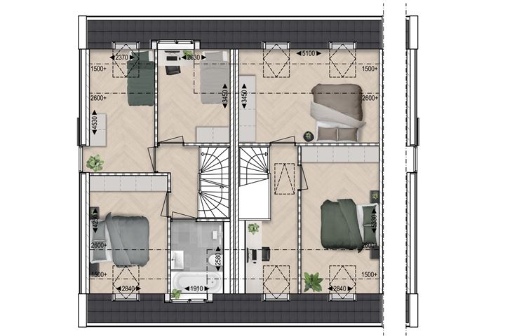 Bekijk foto 6 van Tussenwoning (Bouwnr. 2)