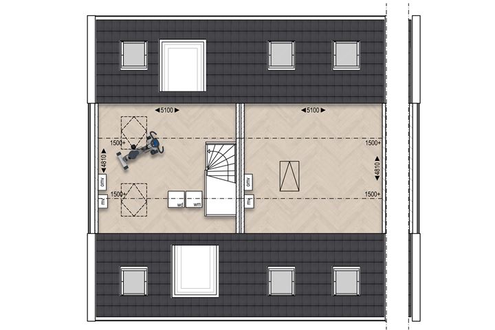 Bekijk foto 8 van Tussenwoning (Bouwnr. 2)