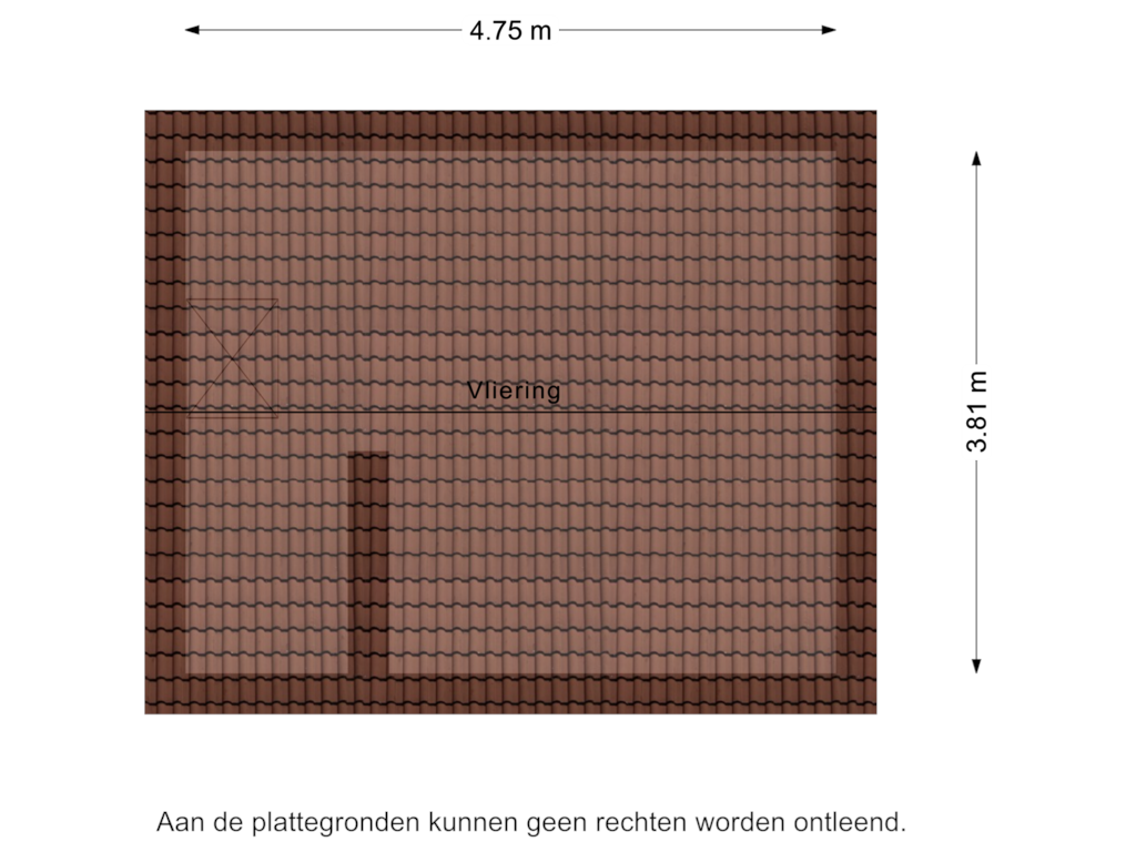 Bekijk plattegrond van Vliering van Goudsesingel 266-D