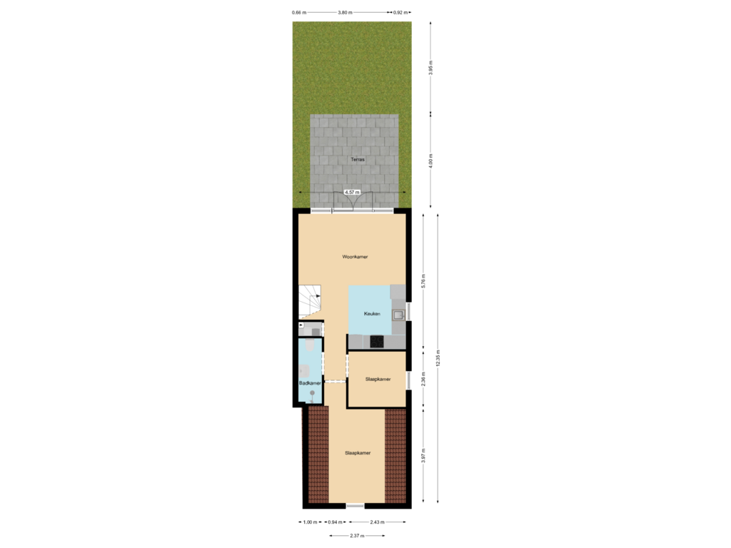 Bekijk plattegrond van First floor van Nieuwland 30-D