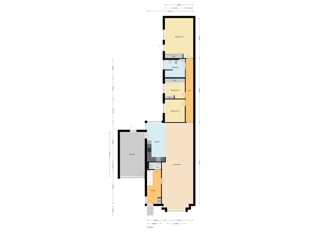 Bekijk plattegrond van Begane grond van Visven 622