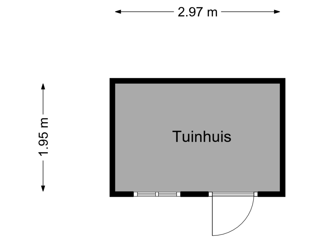 Bekijk plattegrond van Tuinhuis van De Santbrincke 69