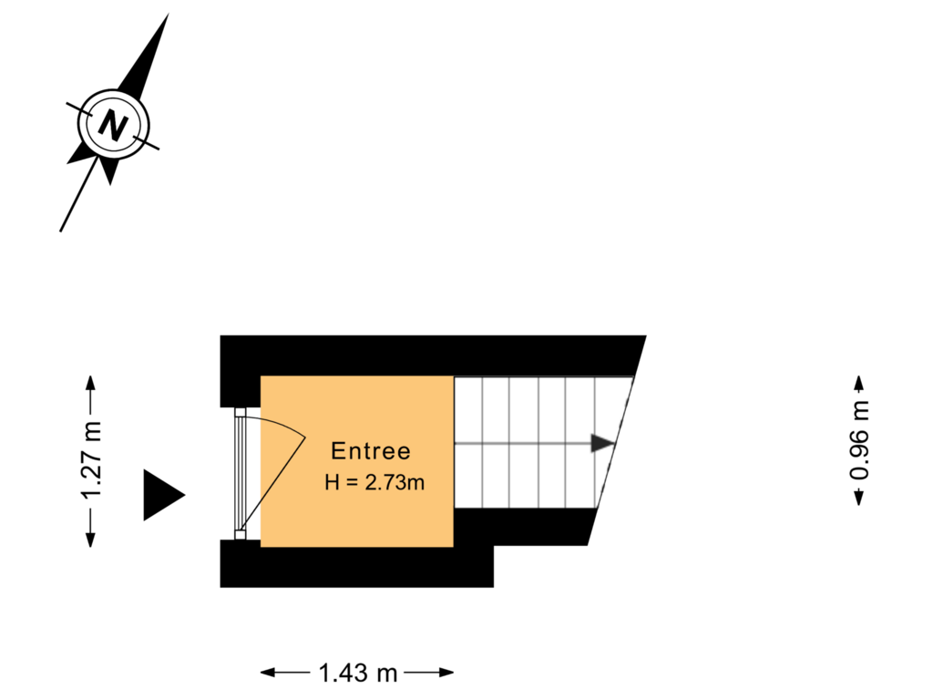 Bekijk plattegrond van Begane grond van Sweelinckstraat 201