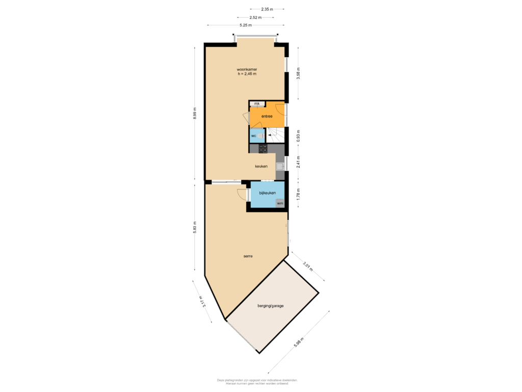 Bekijk plattegrond van Begane Grond van Kuilenstraat 3