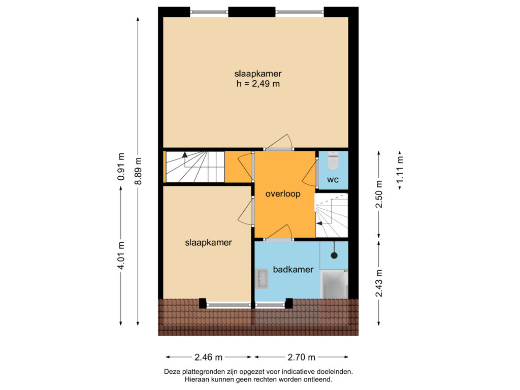 Bekijk plattegrond van 1e Verdieping van Kuilenstraat 3