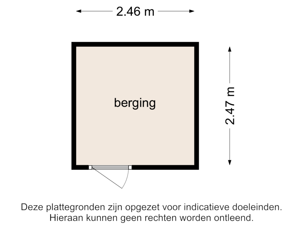 Bekijk plattegrond van Berging van Kuilenstraat 3