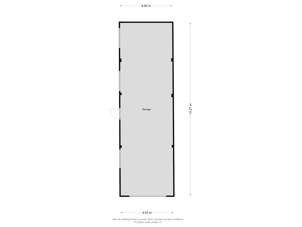 Bekijk plattegrond van Garage van Markeweg 64