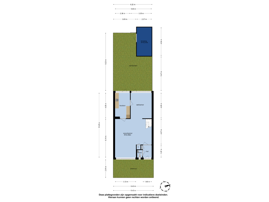 Bekijk plattegrond van Overzicht woning van Van der Waalslaan 1