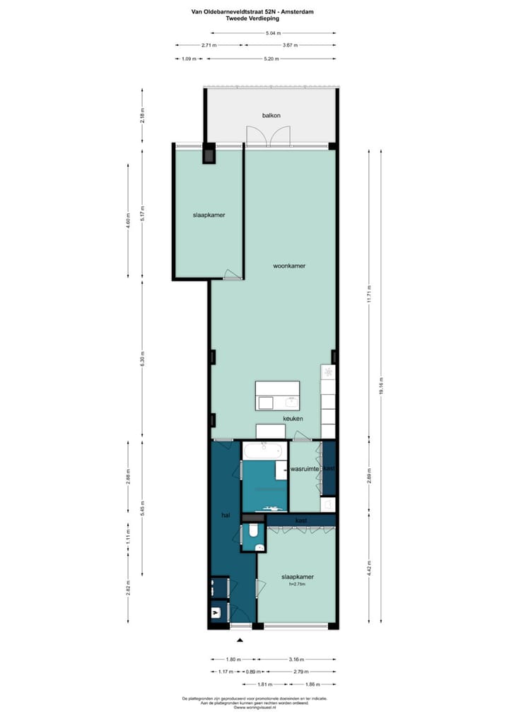Foto 38 van Van Oldenbarneveldtstraat 52-N