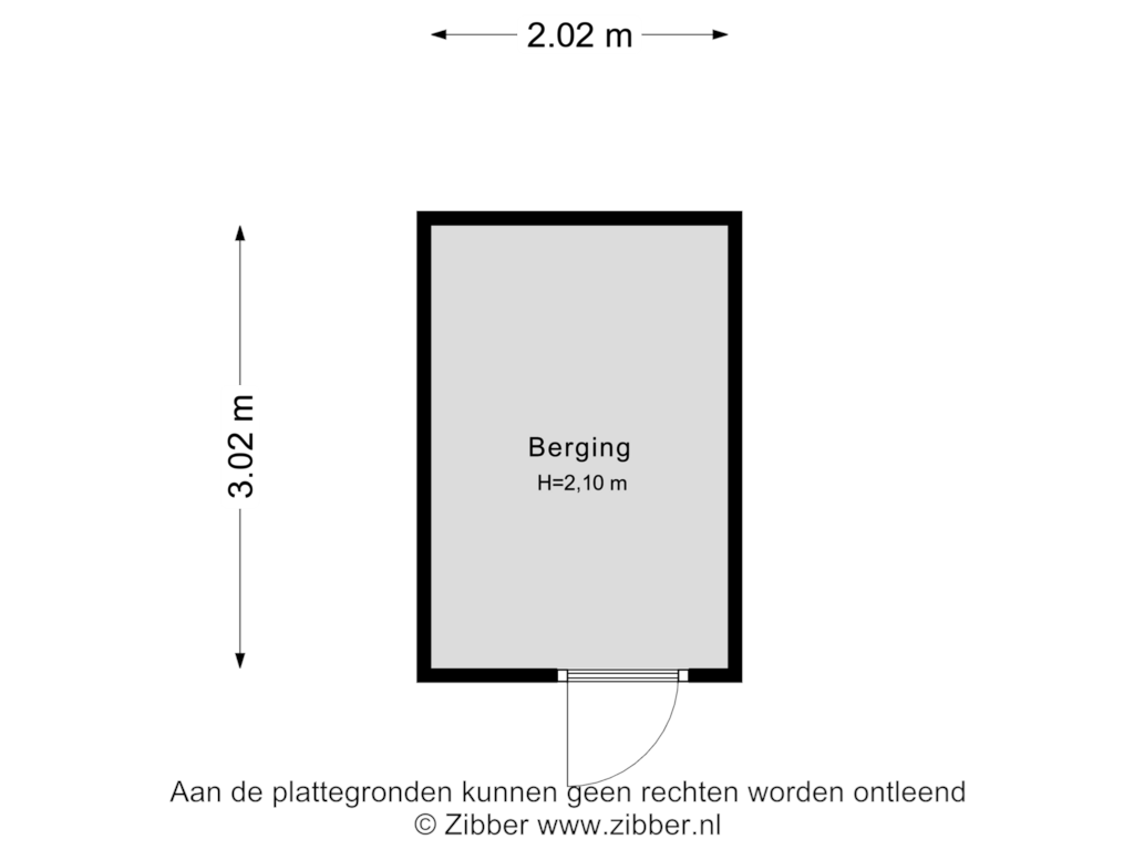 Bekijk plattegrond van Berging van Wiekslag 15