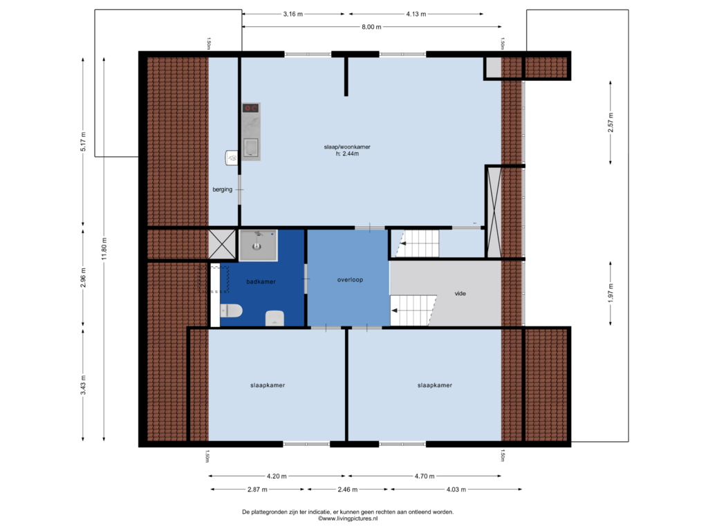 Bekijk plattegrond van 1e verdieping van Rondeel 154