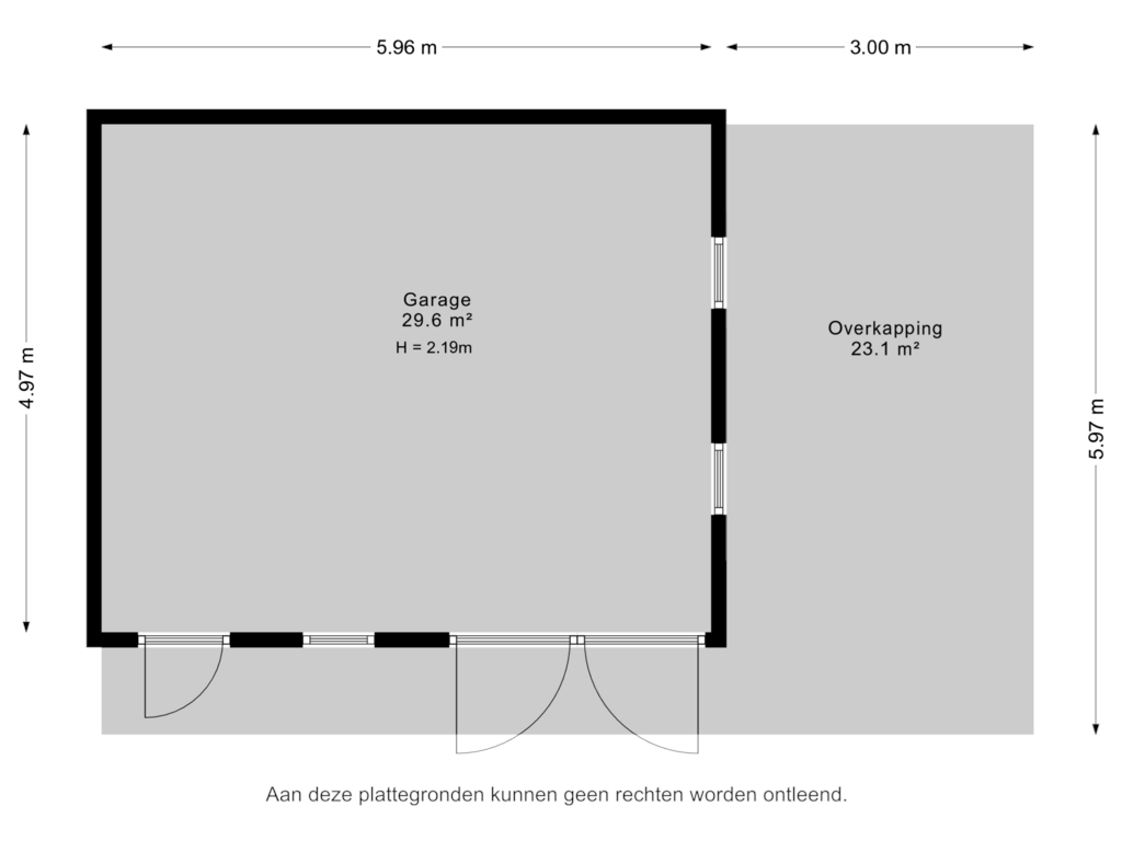 Bekijk plattegrond van Garage van Ds Groot-Nibbelinkstraat 10