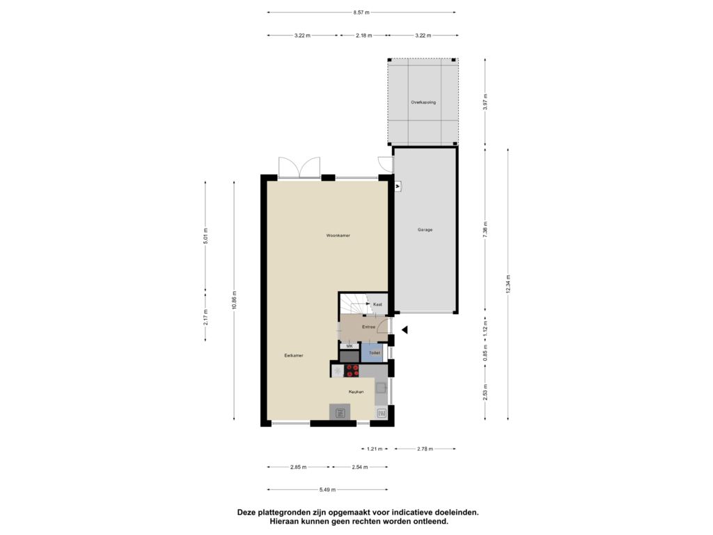 Bekijk plattegrond van Begane Grond van IJsselstraat 11