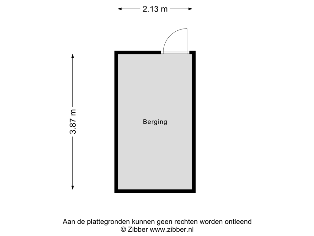 Bekijk plattegrond van Berging van van Hogendorplaan 42-E