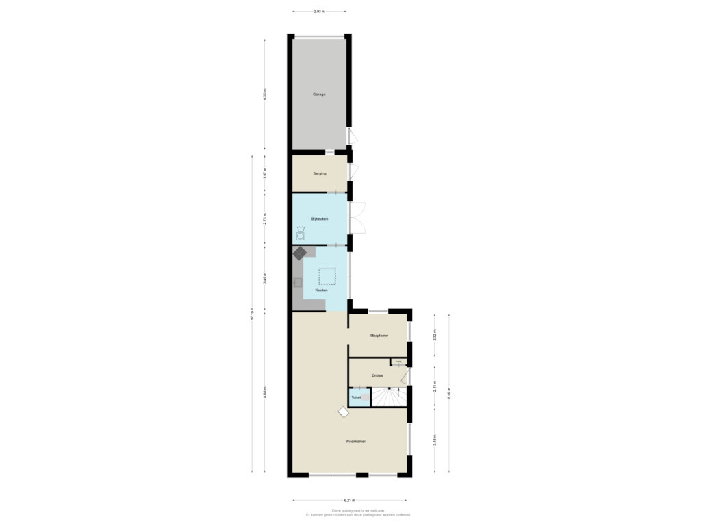 Bekijk plattegrond van Begane grond van Buizerdlaan 2