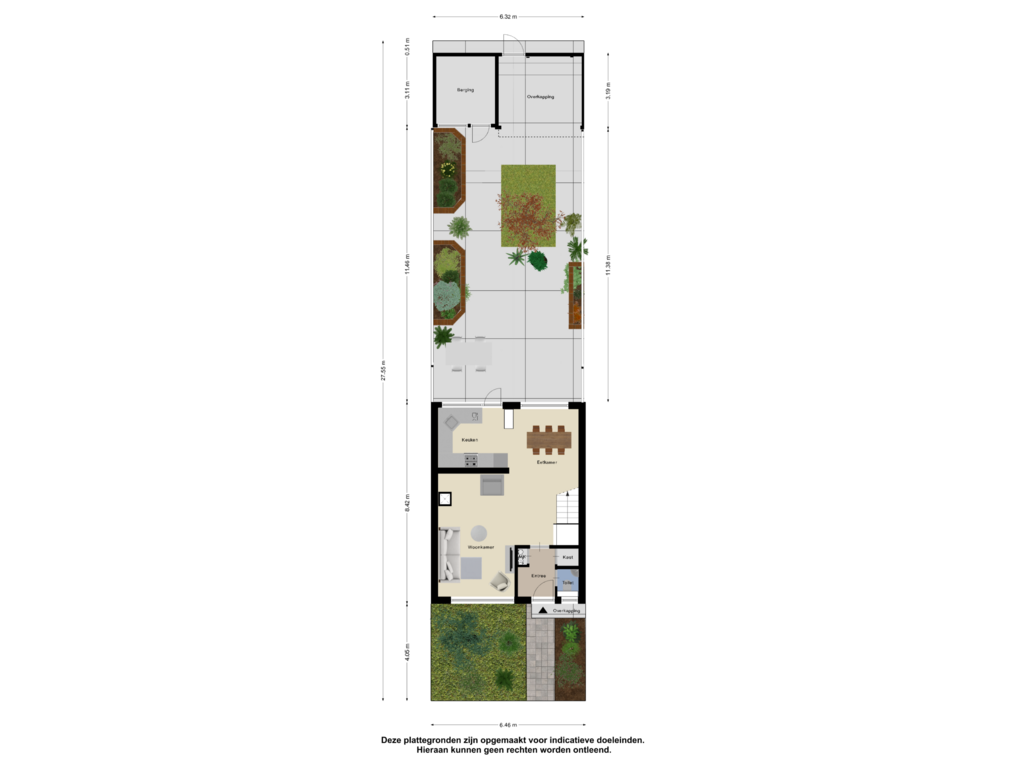 Bekijk plattegrond van Begane Grond - Tuin van Van der Lekstraat 73