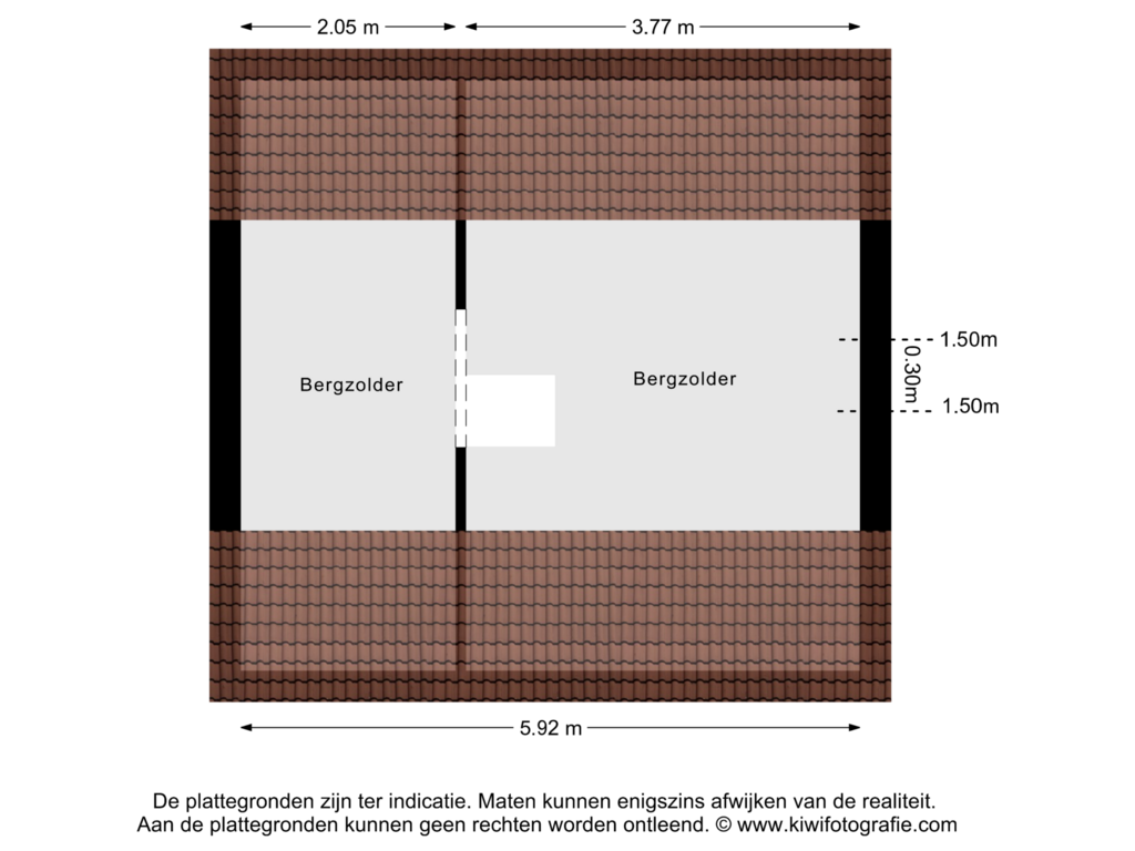 Bekijk plattegrond van Zolder van Rubertstraat 4