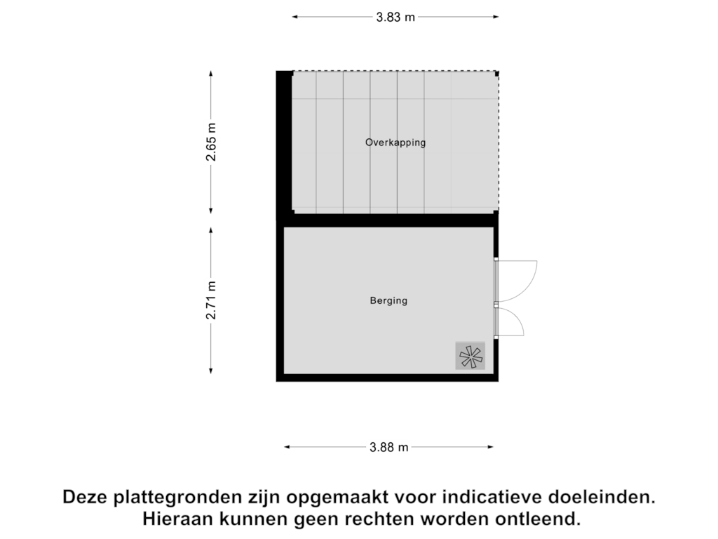 Bekijk plattegrond van Berging van Noordeloosstraat 75