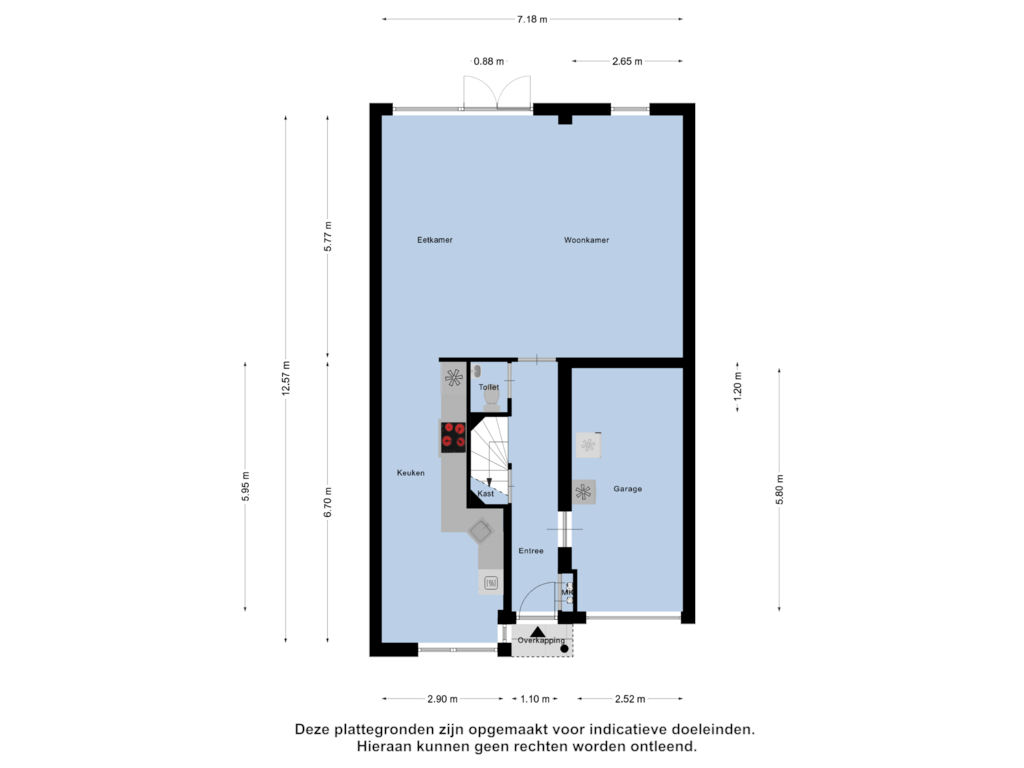 Bekijk plattegrond van Begane Grond van Parkstee 30