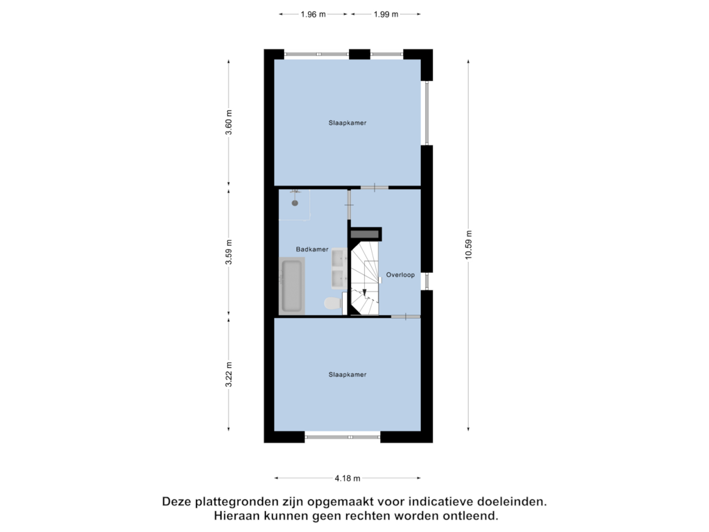 Bekijk plattegrond van Eerste verdieping van Parkstee 30