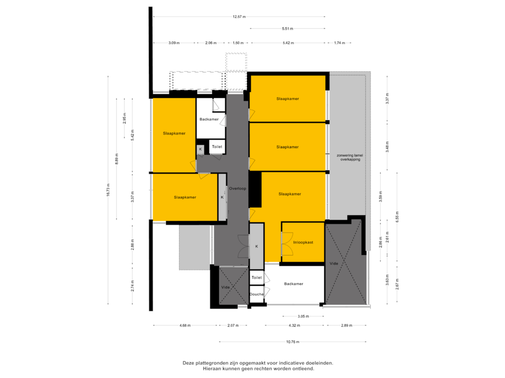 View floorplan of 1e Verdieping of Ringvaartweg 147