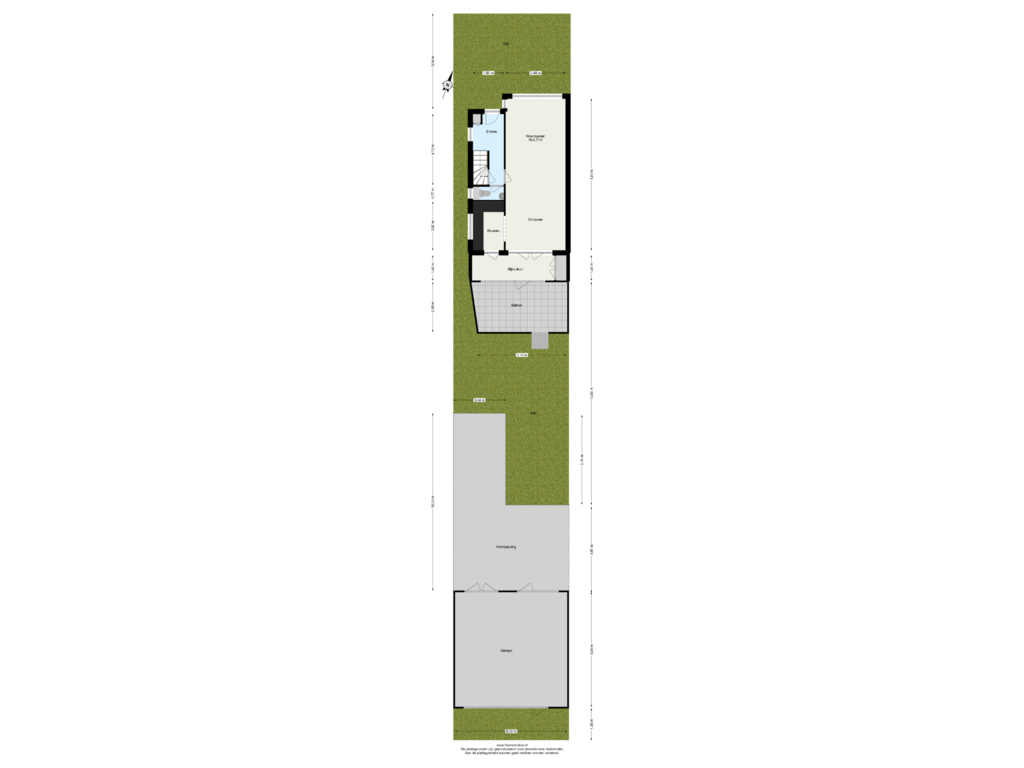 Bekijk plattegrond van Begane Grond tuin van Rodenrijseweg 379